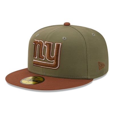 New York Giants New Era Color Pack 59FIFTY Fitted Hat - Olive/Brown