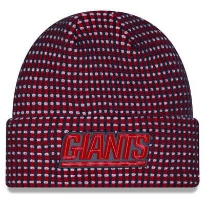 New York Giants New Era 2026 Sideline Cold Weather  Cuffed Knit Hat - Red