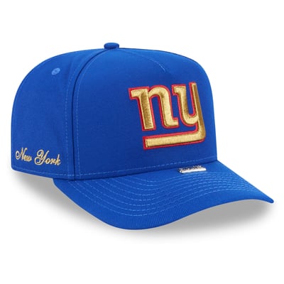 New York Giants New Era Visor Pin 9FIFTY A-Frame Snapback Hat - Royal