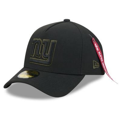New York Giants New Era x Alpha Industries A-Frame 59FORTY Fitted Hat - Black