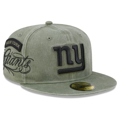New York Giants New Era x BJ Betts 2026 Salute To Service 59FIFTY Fitted Hat - Olive