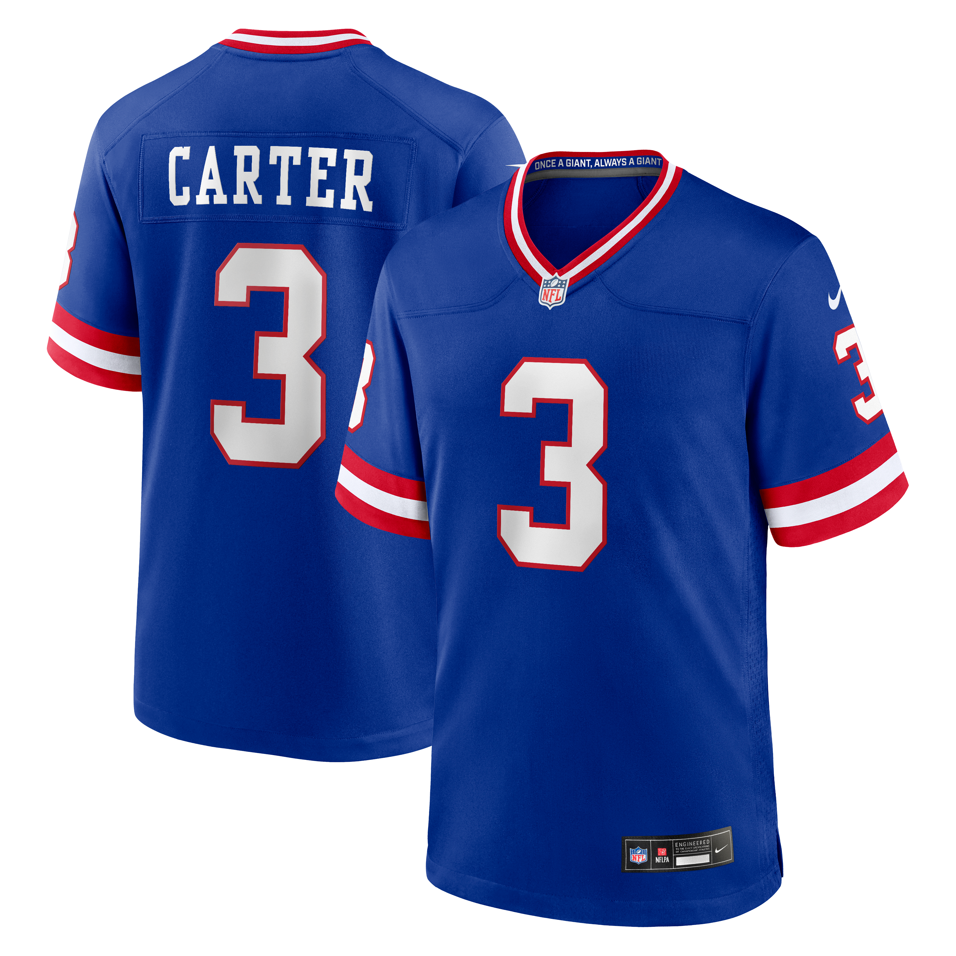 Abdul Carter New York Giants Alternate 2 Game Jersey Royal