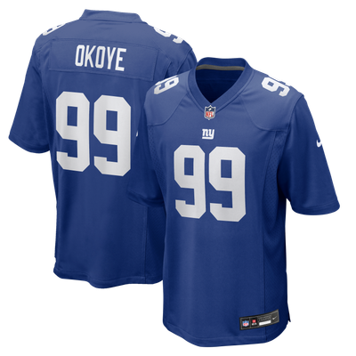 Basil Okoye New York Giants Nike Team Game Jersey - Royal
