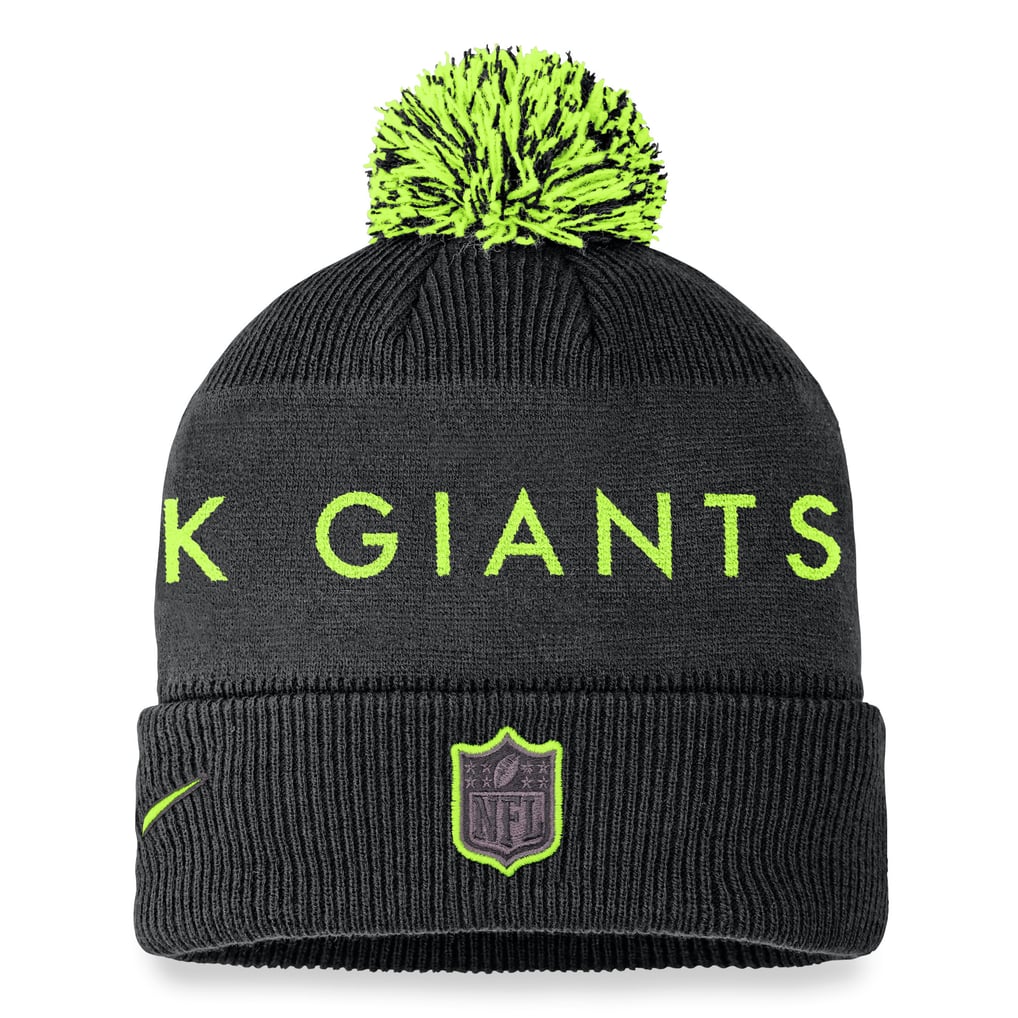 Beautiful New Era NY Giants Beanie NWT NFL Black Gray Green Cuff Beanie Knit NWT Adult Unisex New York Giants NFL  main image 2