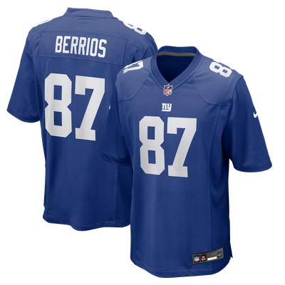 Braxton Berrios New York Giants Nike Team Game Jersey - Royal
