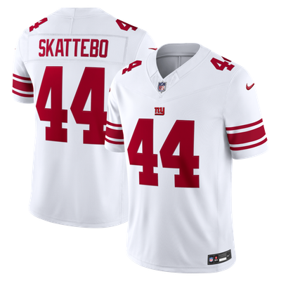 Cam Skattebo New York Giants Nike Vapor F.U.S.E. Stitched Limited Jersey - White