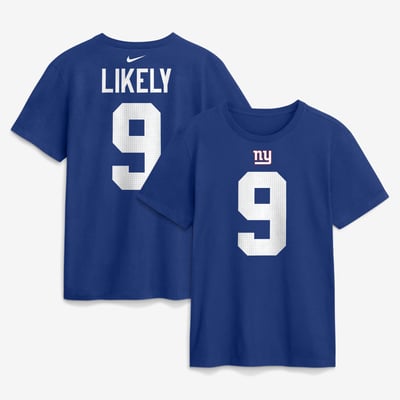 Isaiah Likely New York Giants Nike Name & Number T-Shirt - Royal