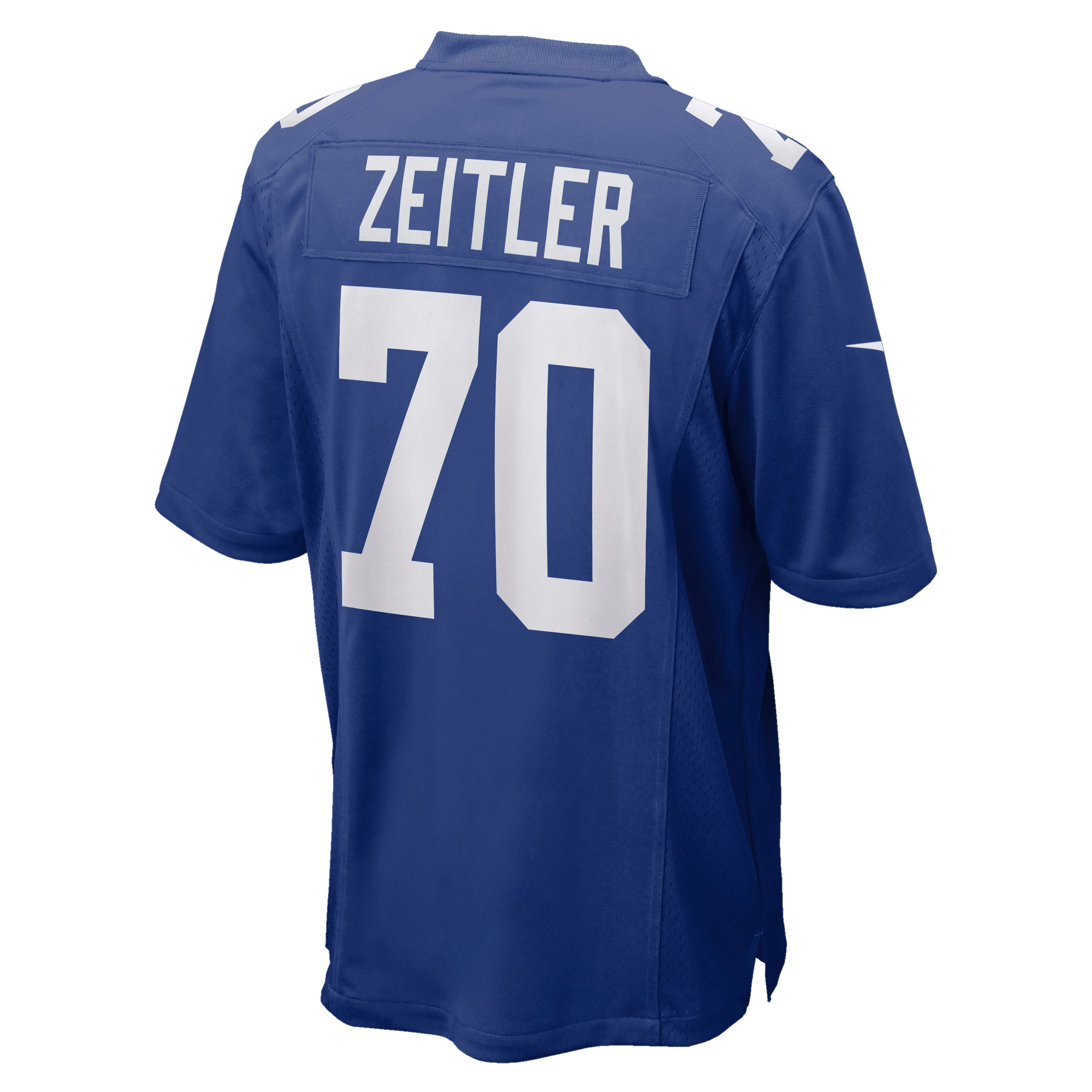 Men's Nike Kevin Zeitler Royal New York Giants Game Jersey