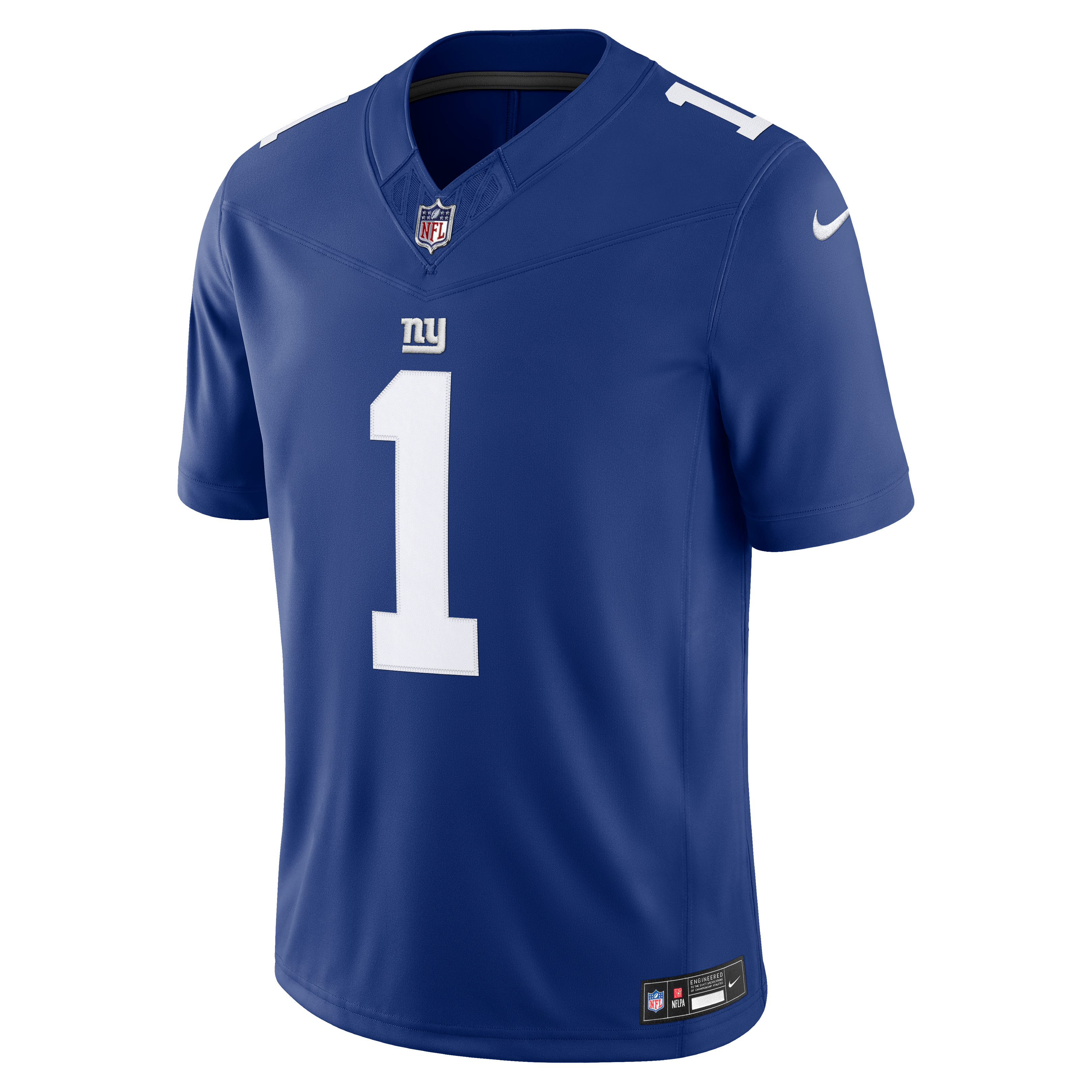 Malik Nabers New York Giants Team Vapor F.U.S.E. Stitched Limited Jersey Royal