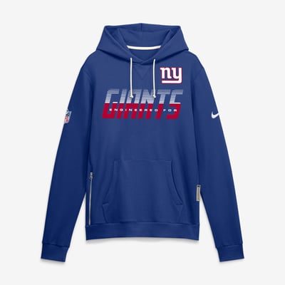 New York Giants Nike Sideline Standard Issue Top Prospect Dri-FIT Hoodie - Royal