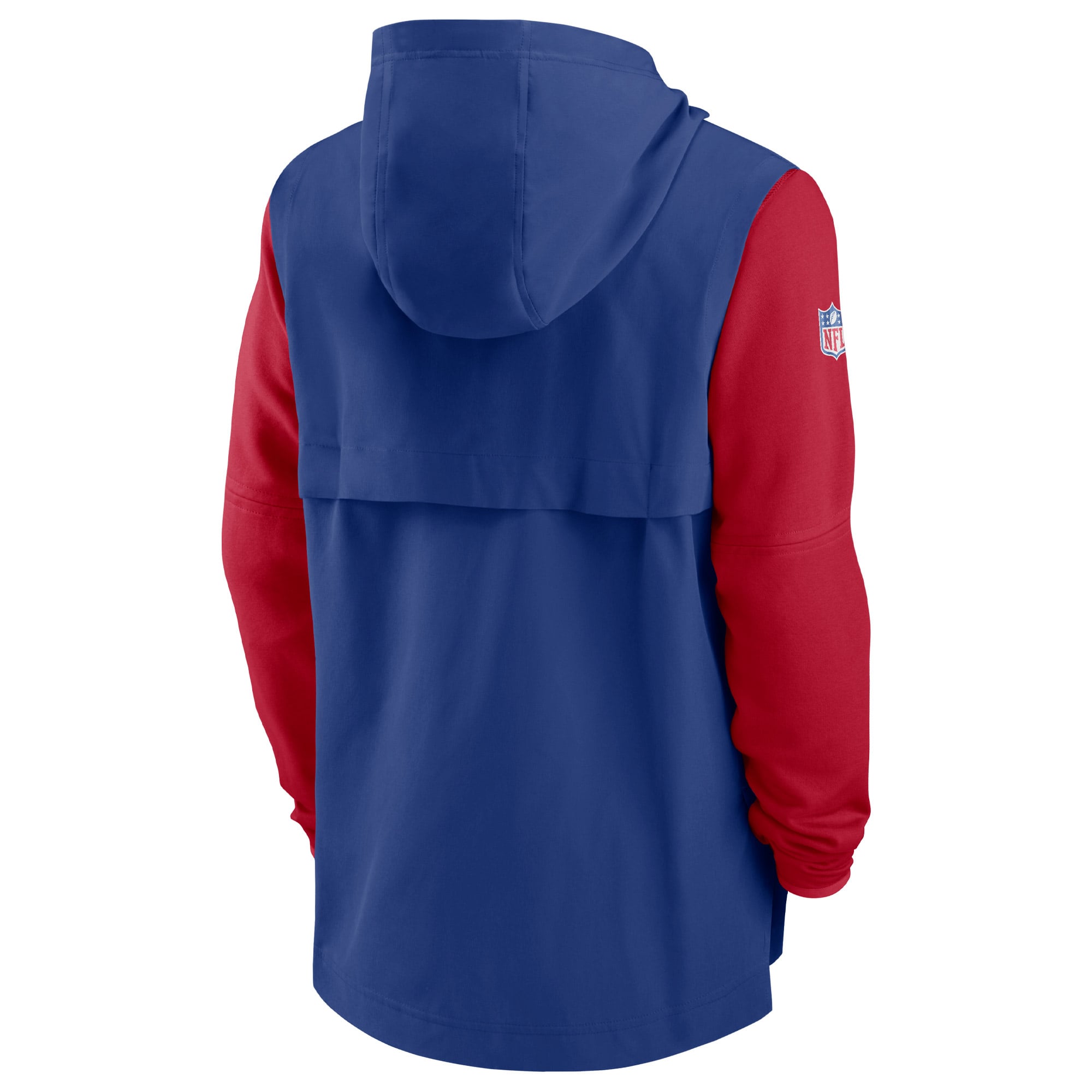 Men's Nike Royal/Red New York Giants Sideline Player Quarter-Zip