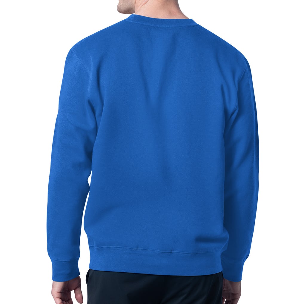 New York Giants Starter Team Grit Graphic Fleece Pullover Sweatshirt - Royal