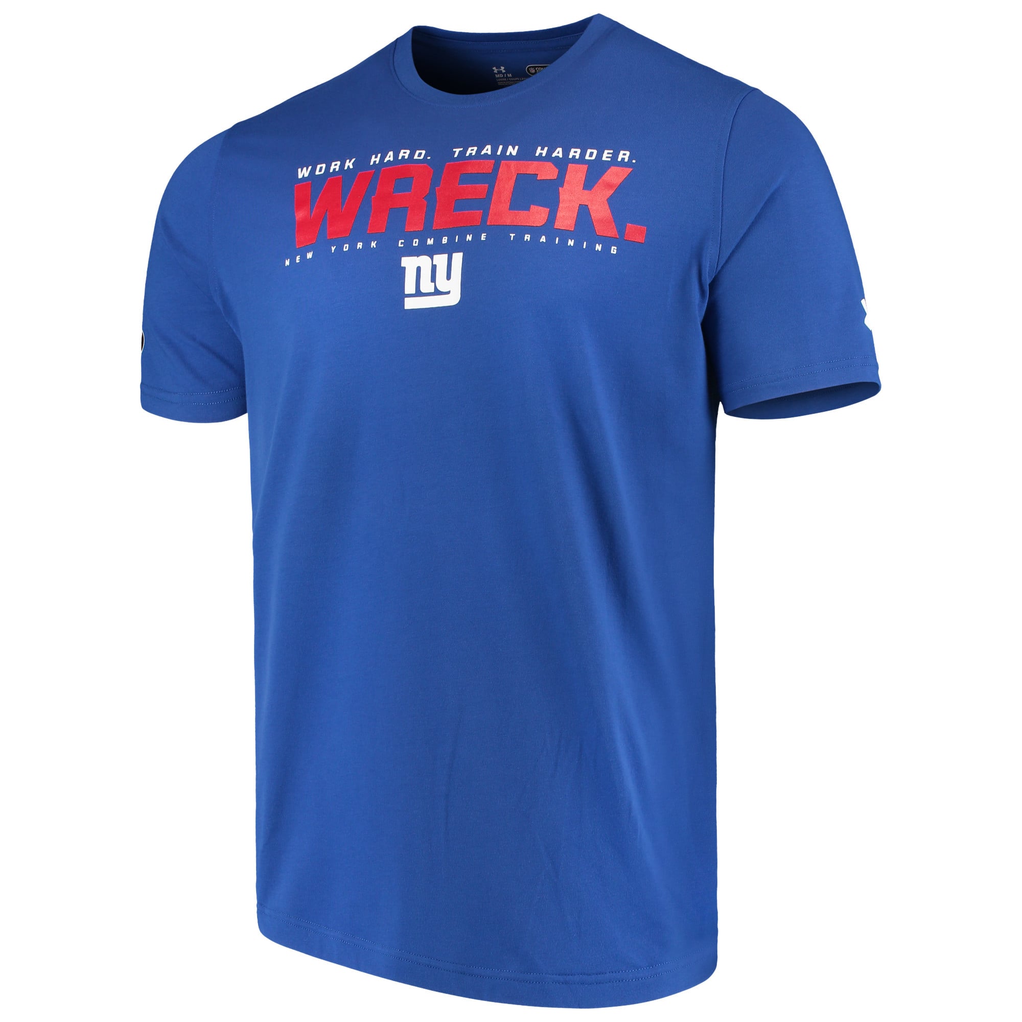 UNDER ARMOUR GIANTS ユニフォーム XXL トレーニングウェア Men's New York Giants Under Armour Royal Combine Authentic Team