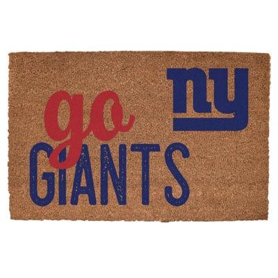 New York Giants 20" x 30" Go Team Coir Door Mat
