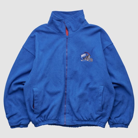 New York Giants 2000s Full Zip Jacket - Blue - L by Fanatics Real Vintage