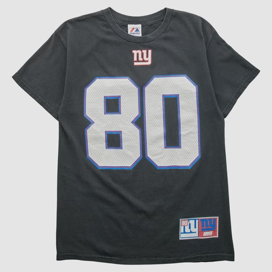 New York Giants Majestic 2010s T-shirt - Black - XS by Fanatics Real Vintage