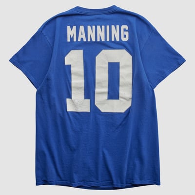 New York Giants Majestic 2010s T-shirt - Blue - M by Fanatics Real Vintage