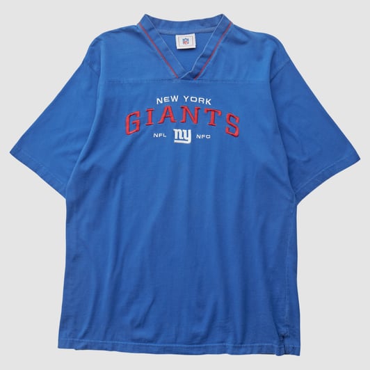 New York Giants NFL 2000s T-shirt - Blue - L by Fanatics Real Vintage