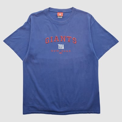 New York Giants NFL 2000s T-shirt - Blue - M by Fanatics Real Vintage