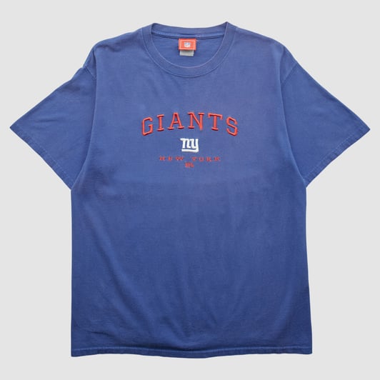 New York Giants NFL 2000s T-shirt - Blue - M by Fanatics Real Vintage