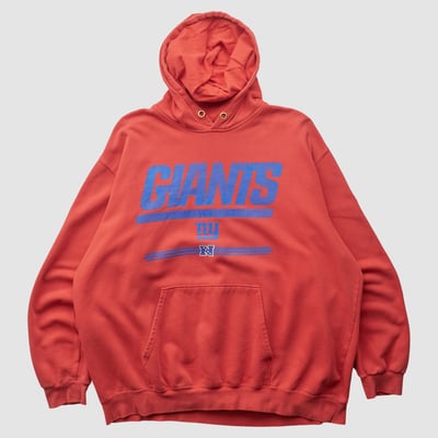 New York Giants NFL 2010s Hooded Pullover Sweatshirt - Red - XL by Fanatics Real Vintage