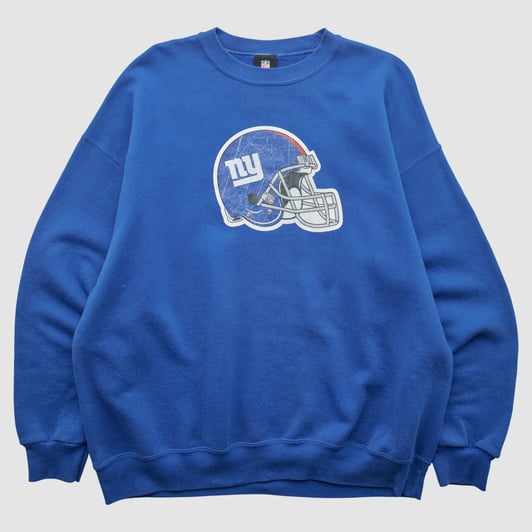 New York Giants NFL 2010s Pullover Sweatshirt - Blue - XL by Fanatics Real Vintage