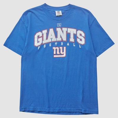 New York Giants NFL 2010s T-shirt - Blue - L by Fanatics Real Vintage