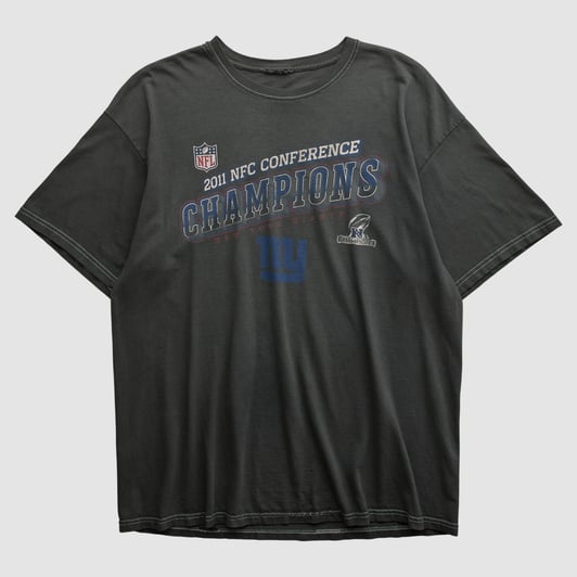 New York Giants NFL 2011 T-shirt - Black - XL by Fanatics Real Vintage