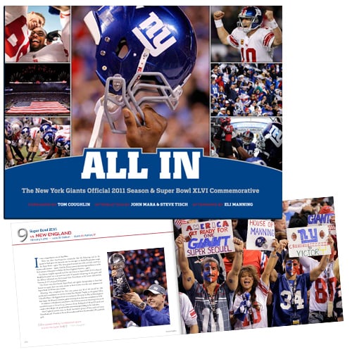 New York Giants NFL Super Bowl XLVI Champions 