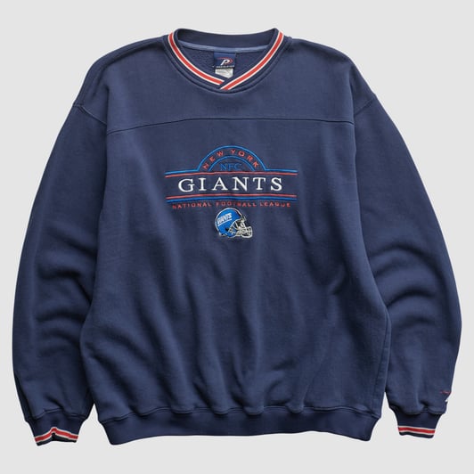 New York Giants Pro Player 2000s Pullover Sweatshirt - Navy - XL by Fanatics Real Vintage