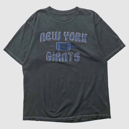 New York Giants Reebok 2000s T-shirt - Charcoal - S by Fanatics Real Vintage