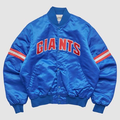 New York Giants Starter 90s Full Snap Jacket - Blue - S by Fanatics Real Vintage
