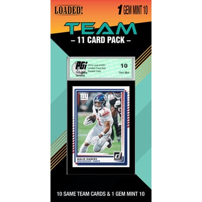 New York Giants Team Trading Card Pack