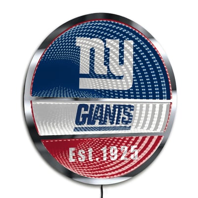 New York Giants Three-Cell Circular Infinity Light