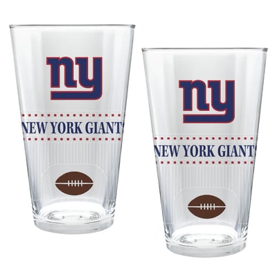 New York Giants Two-Piece 16oz. Stadium Pint Glass Set