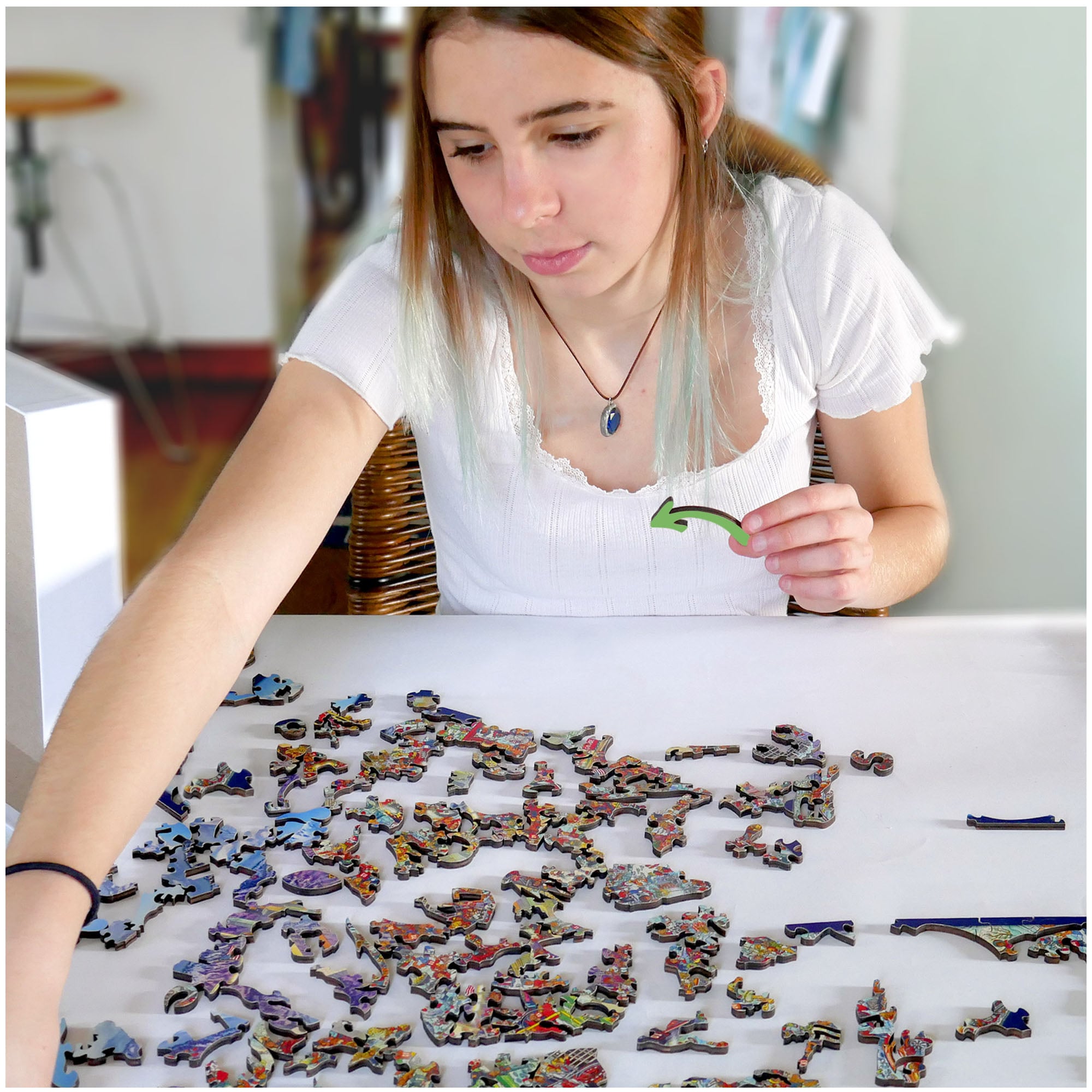 New York Giants Wooden Retro Series Puzzle