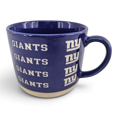 New York Giants Pegasus 17oz. Tonal Logo Sand Blasted Mug