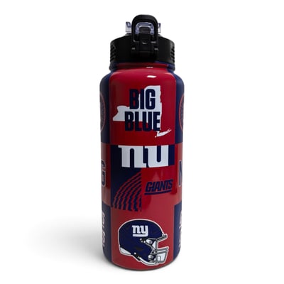 New York Giants Pegasus 32oz Stainless Steel ProPress Water Bottle