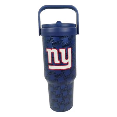 New York Giants Pegasus 40oz. 5-D Logo Wordmark Stainless Steel ProCarry Tumbler