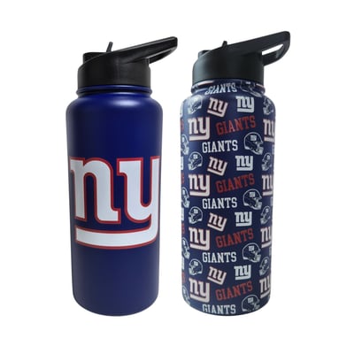 New York Giants Pegasus Game Day Duo 41oz. Stainless Steel Water Bottle Set