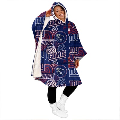 New York Giants Pegasus Mashup 50" x 70" Bloncho Sherpa Fan Cape