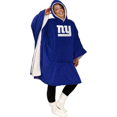 New York Giants Pegasus Team Color 50" x 70" Bloncho Sherpa Fan Cape