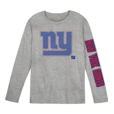 New York Giants Outerstuff Preschool Air Raid Long Sleeve T-Shirt - Gray