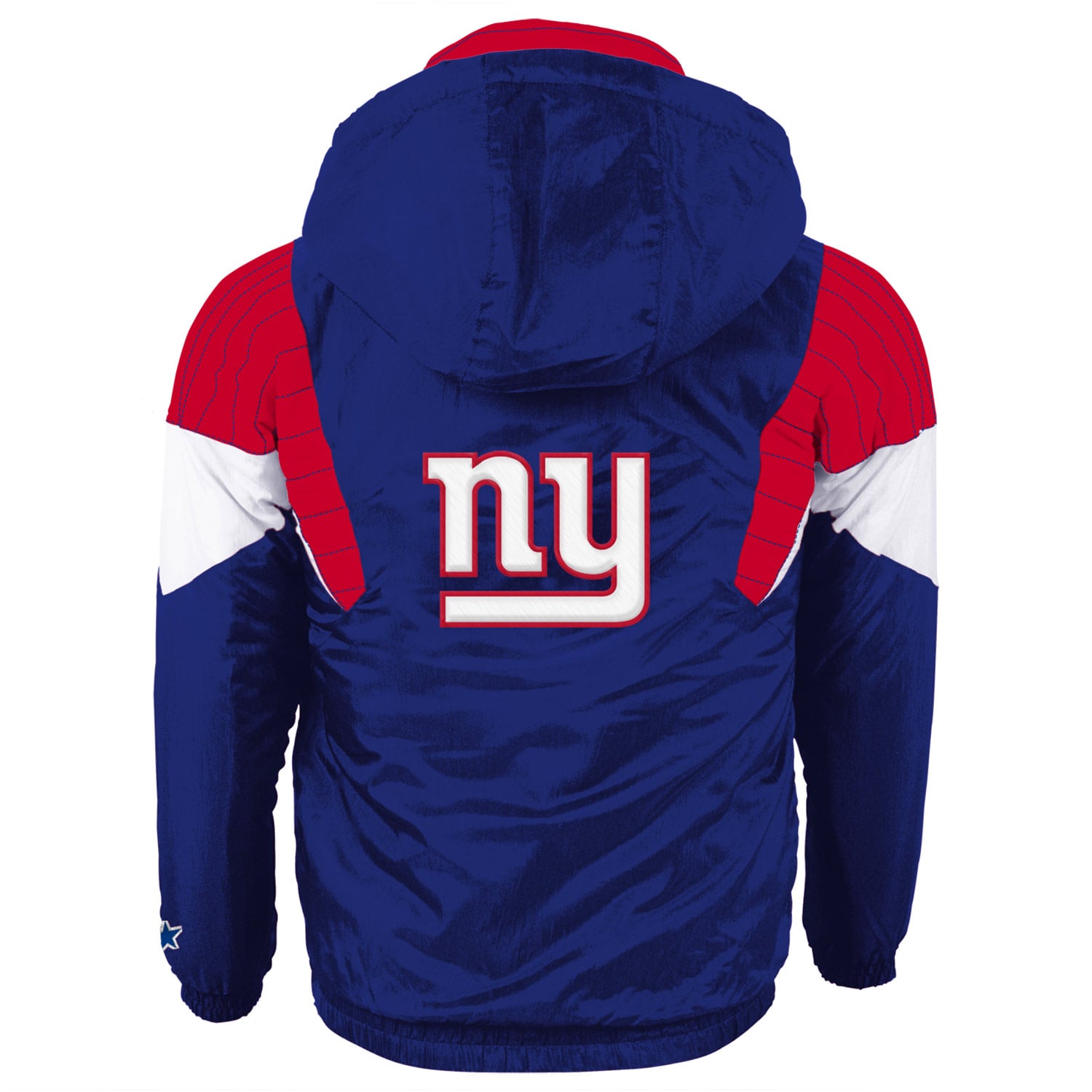 Starter New York Giants Breakaway Quarter Zip Jacket - Royal Blue