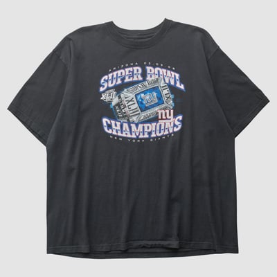 Super Bowl XLII Reebok 2008 T-shirt - Black - 2XL by Fanatics Real Vintage