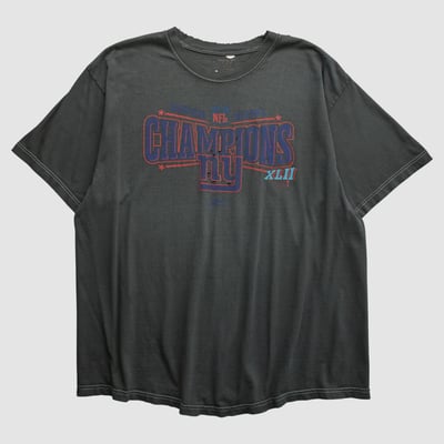 Super Bowl XLII Reebok 2008 T-shirt - Black - L by Fanatics Real Vintage