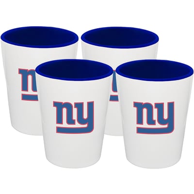 New York Giants The Memory Company Four-Pack Ceramic Shot Glass Set