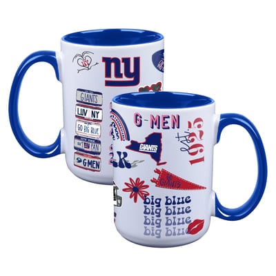 New York Giants The Memory Company Two-Piece 15oz. Loco Coffee Mug Set
