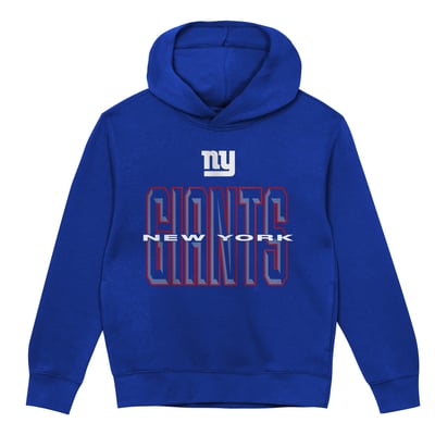 New York Giants Outerstuff Toddler Field General Fleece Hoodie - Royal