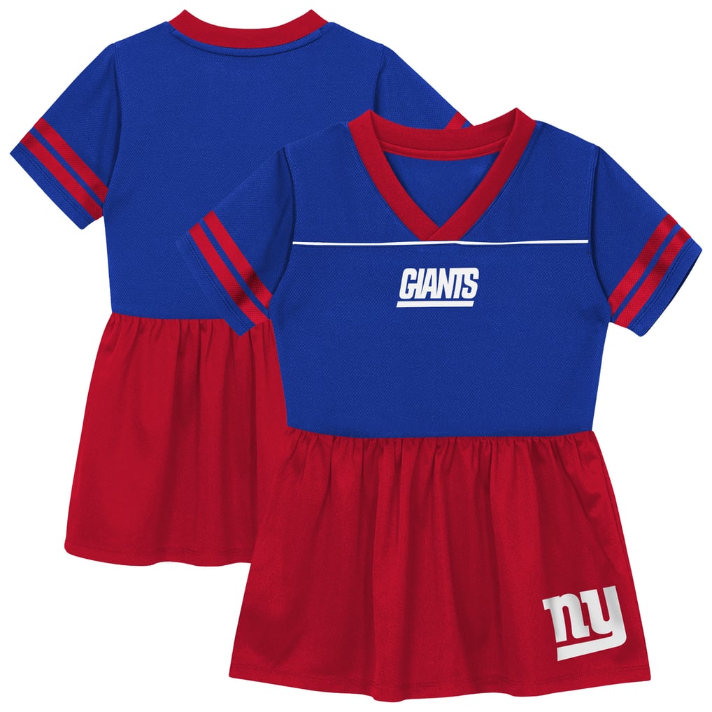 red football jersey dress Toddler Outerstuff Royal New York Giants Stadium Lights V-Neck Fashion recomm_dr1886c